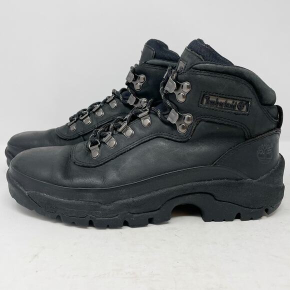 Timberland Other - Timberland Black Leather Euro Hiker Hiking Boots Mens Size 8 *NO INSOLES*